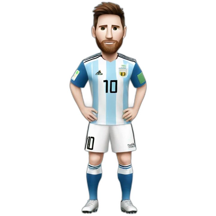 Messi avec la coupe du monde  emoji