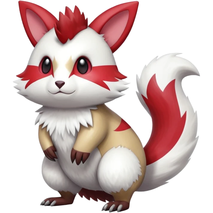 Shiny Furret-Zangoose-Hybrid (Full body) emoji