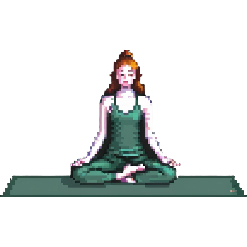 person doing yoga emoji