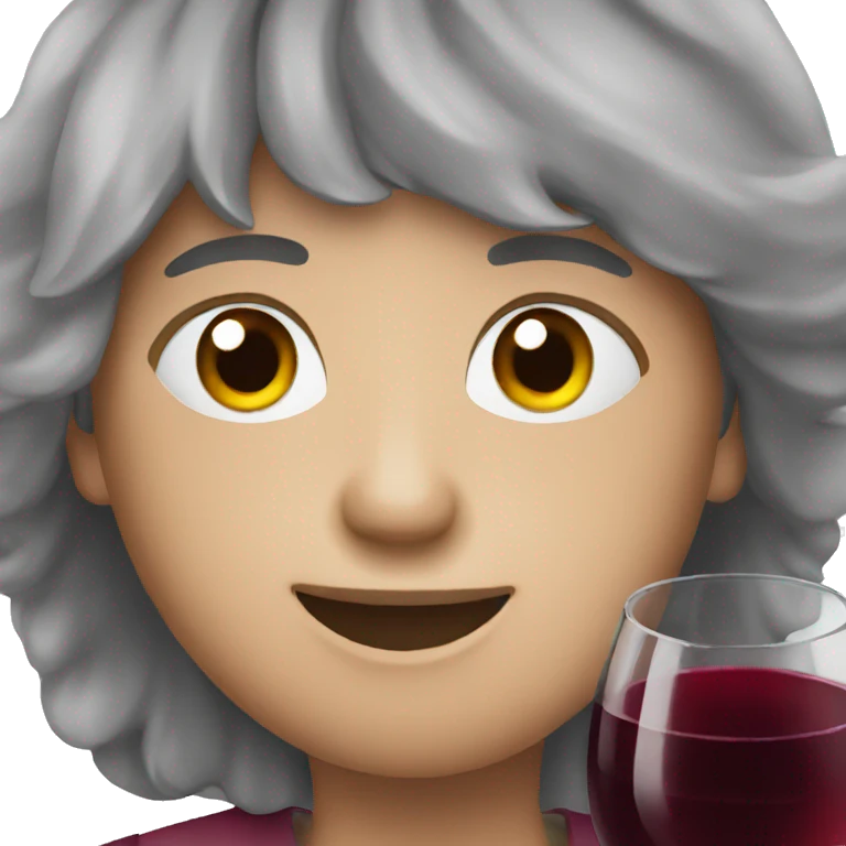 red wine emoji