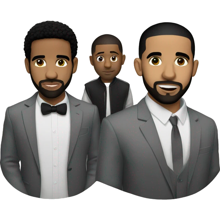 drake with kendrick emoji