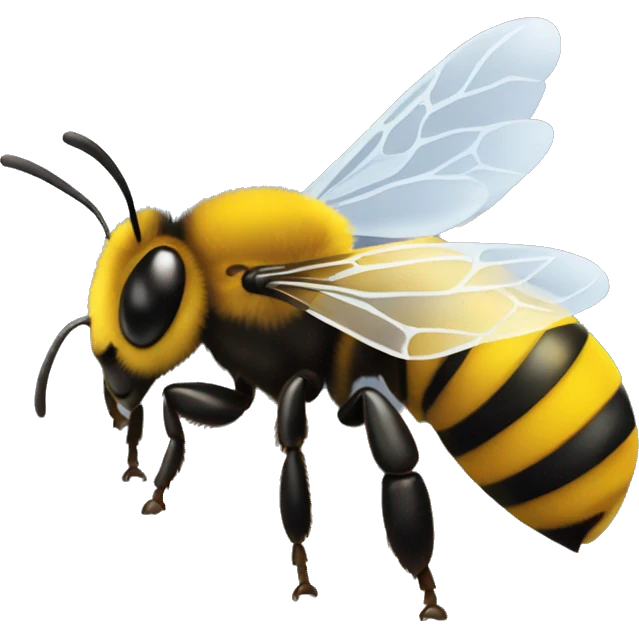 ABEJA CON UN FILTRO DE AUTO emoji
