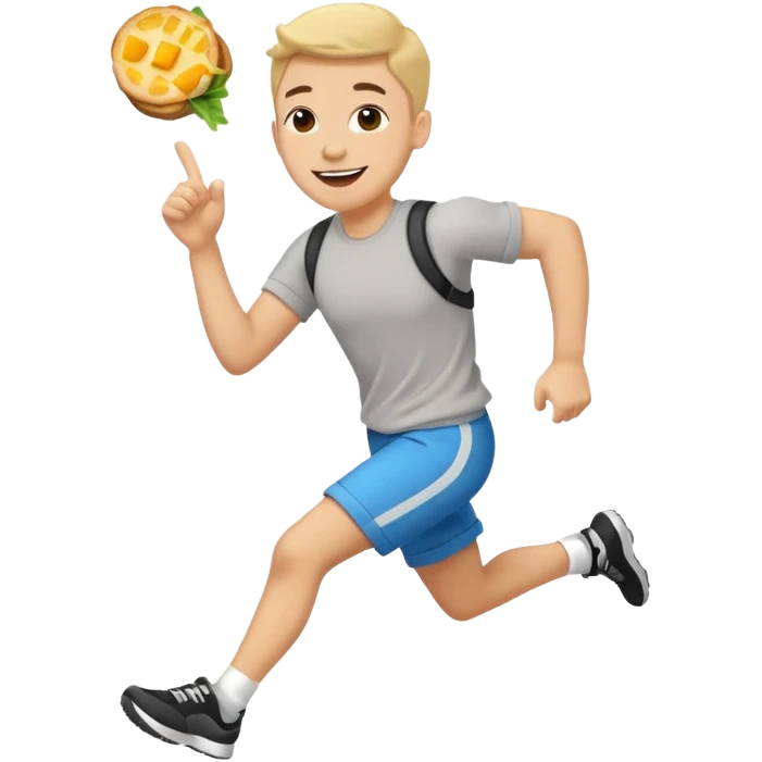 Running to brunch emoji