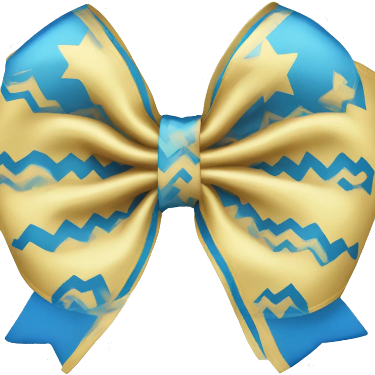 blue cheer bow  emoji