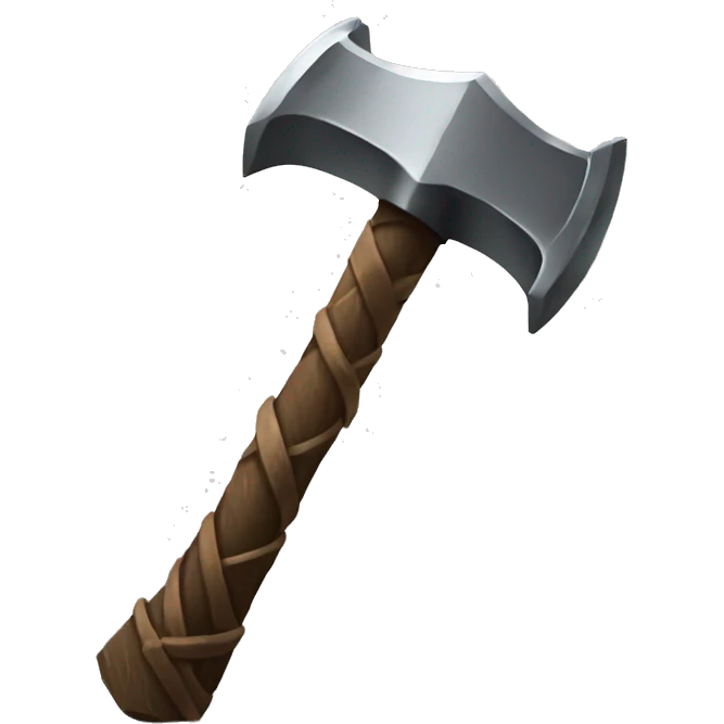 Mjolnir (like an arrow)  emoji