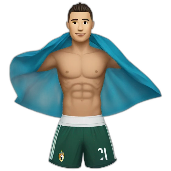 Ronaldo avec un maillot de emoji