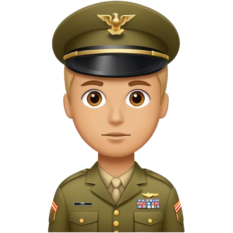 photorealistic American soldiers in full height emoji