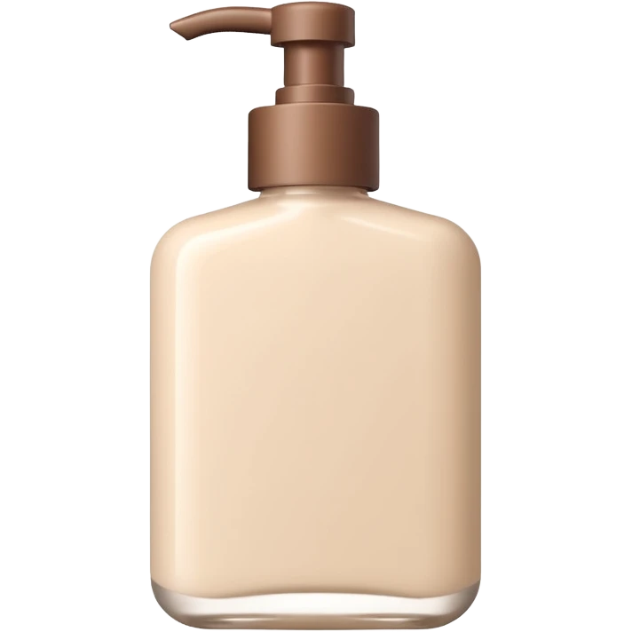 Emoji-style illustration of a minimal body lotion bottle inspired by tea and fig fragrance.
Elegant, calm color palette, soft beige or ivory bottle, subtle botanical mood,
flat design, clean lines, modern beauty branding aesthetic, no logo, no text. emoji