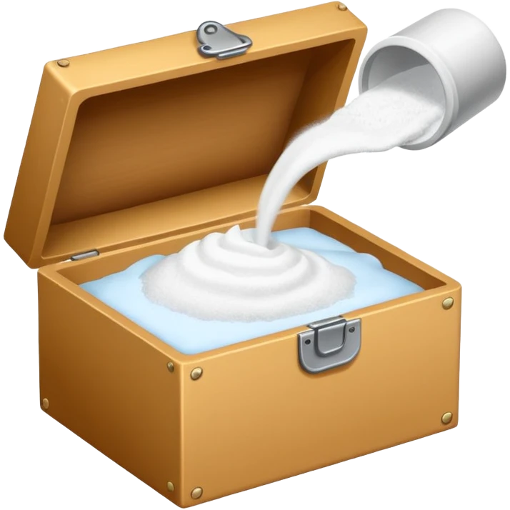 box with powder emoji