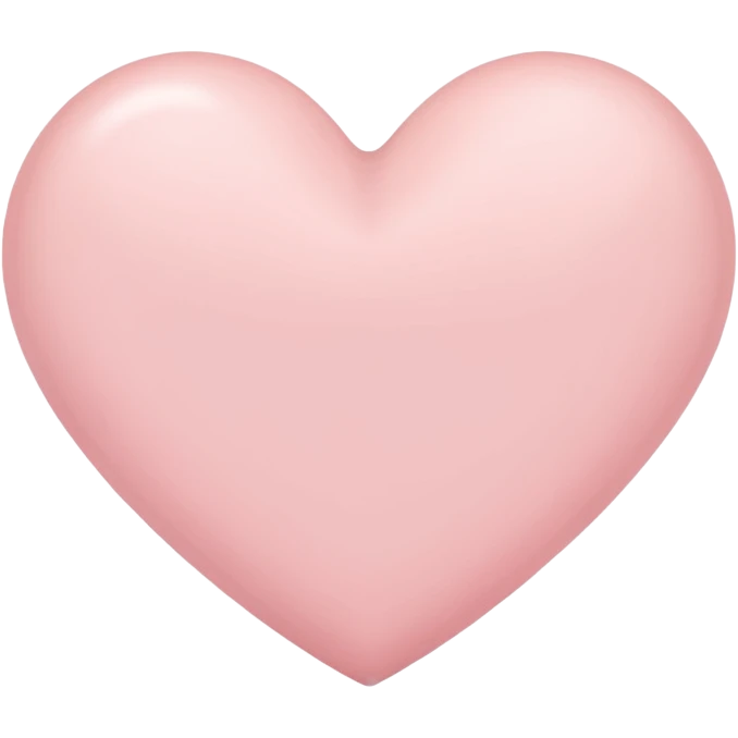 pale pink heart emoji