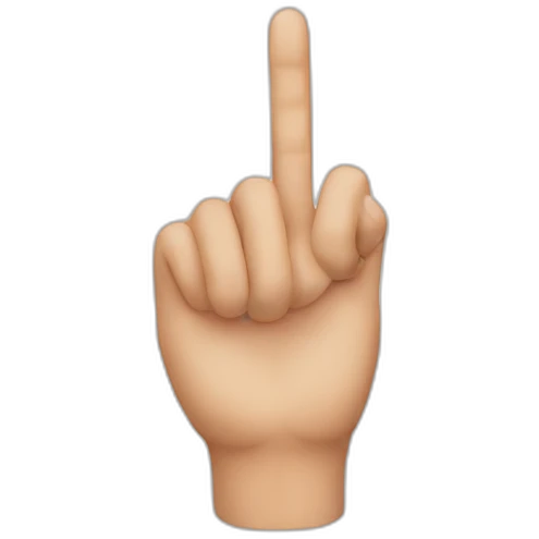 finger-v emoji