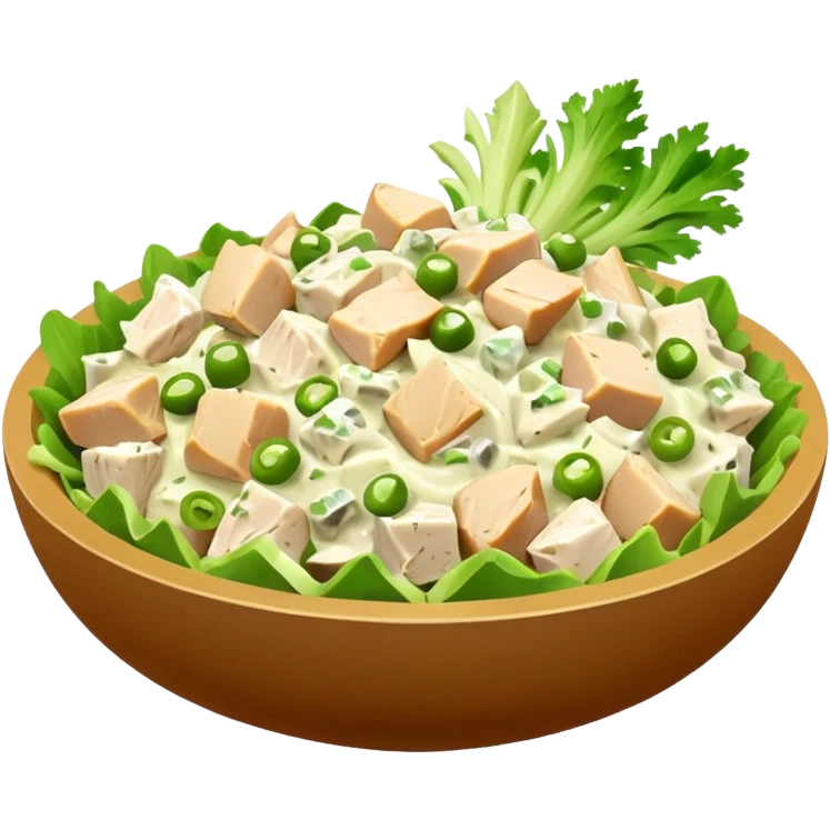 chicken salad emoji