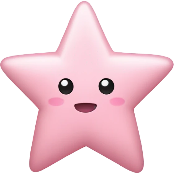 Light pink star emoji