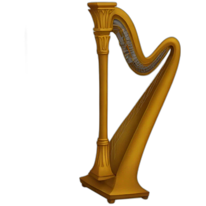 Roman Cithara harp  emoji