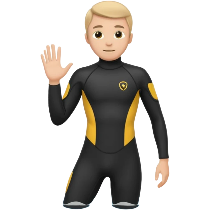 diver wetsuit only wetsuit emoji