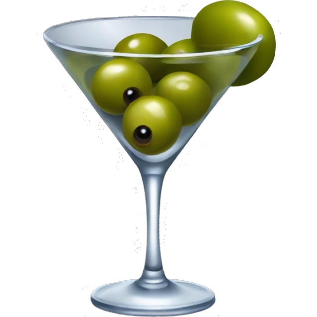 Martini with olives emoji