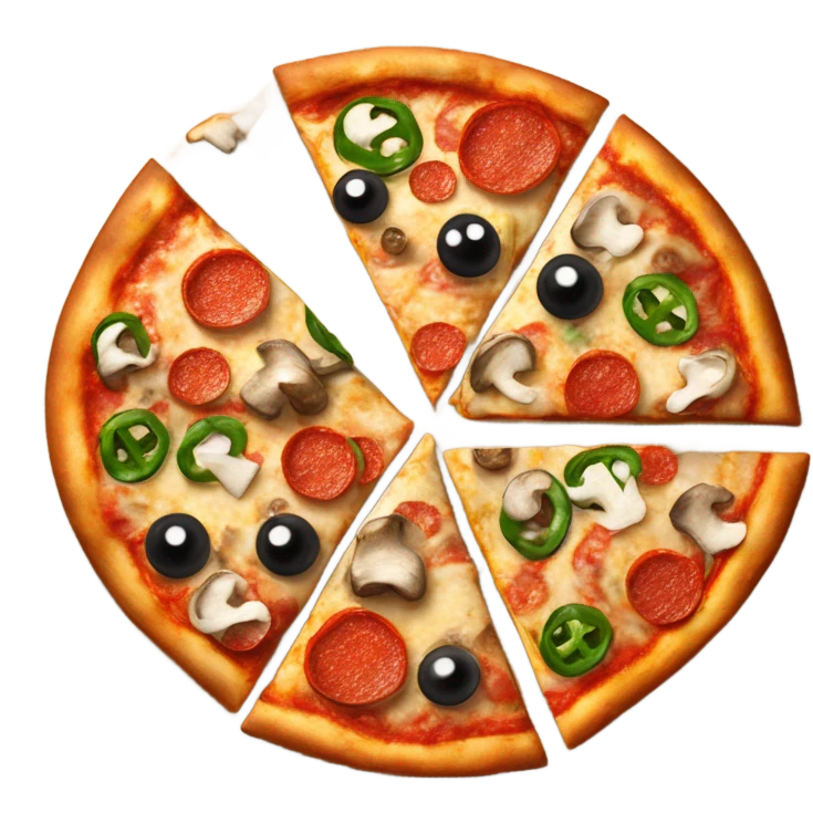 frozen pizza in a box emoji