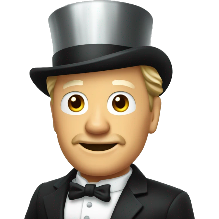 Gordon Ramsey with a top hat on emoji