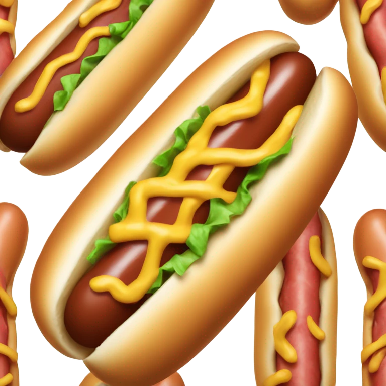 A very veiny hotdog with no bun emoji