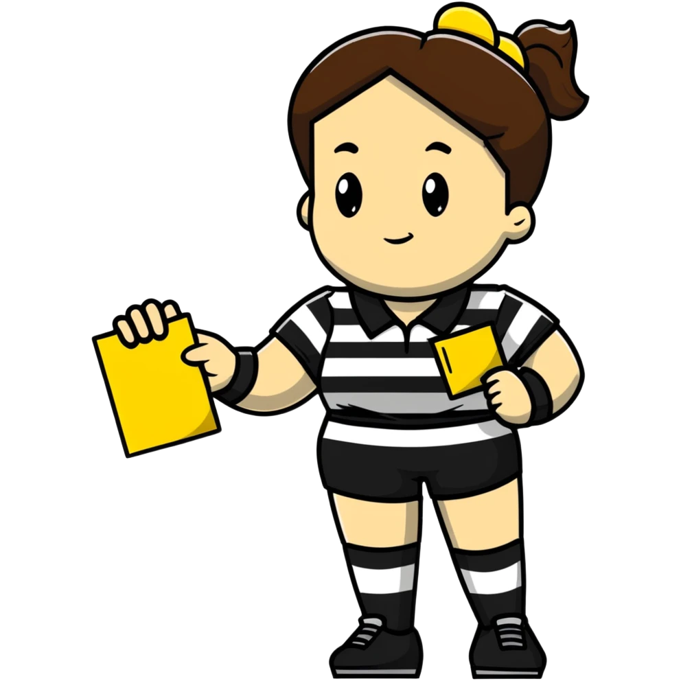 Árbitro mujer emoji