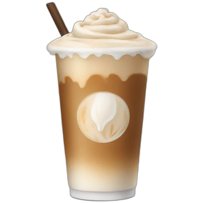 Ice latte emoji