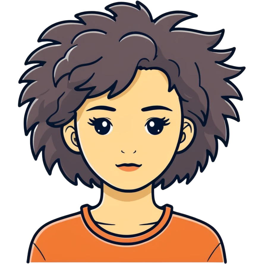 A crazy lady emoji