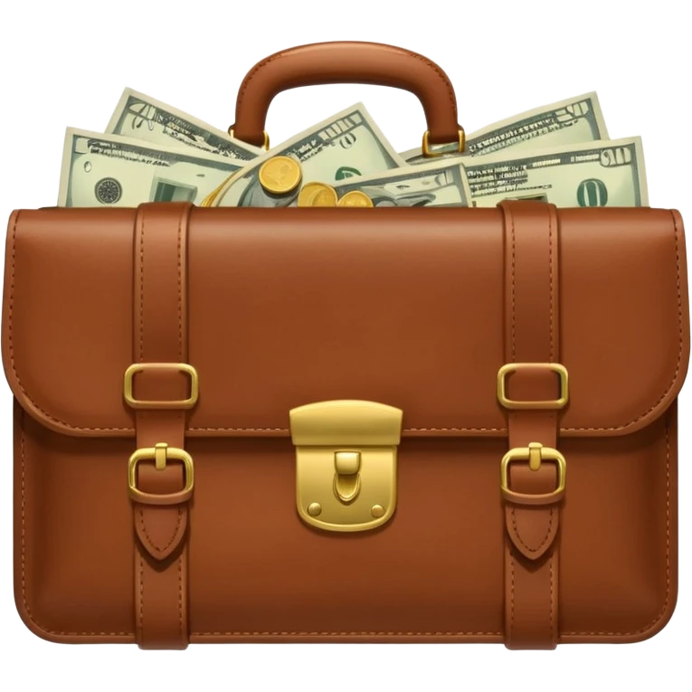 money filled briefcase emoji
