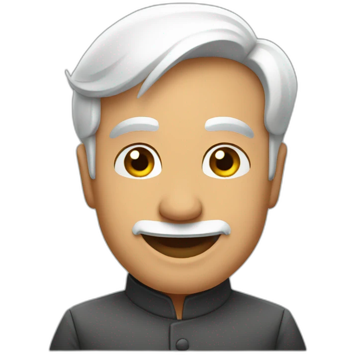 Modiji saying Hi emoji
