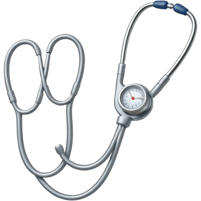 Stéthoscope en forme de boucle infinie emoji