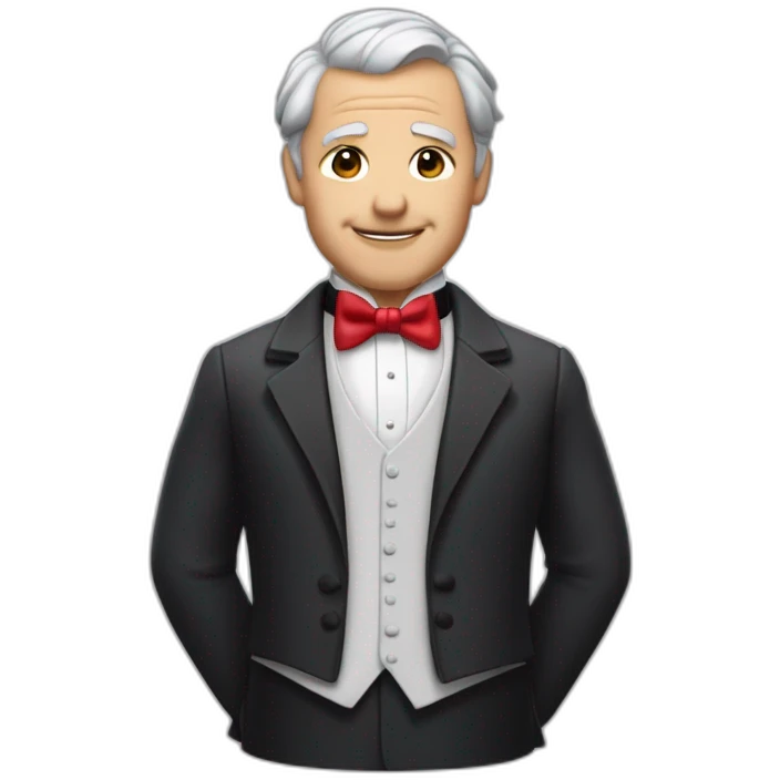 jenkins-a-balding-gray-haired-butler-wearning-dinner-jacket-with-red-bow-tie-without-glasses-and-closed-eyes emoji