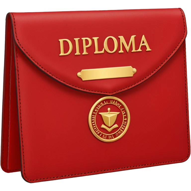 red diploma cover emoji