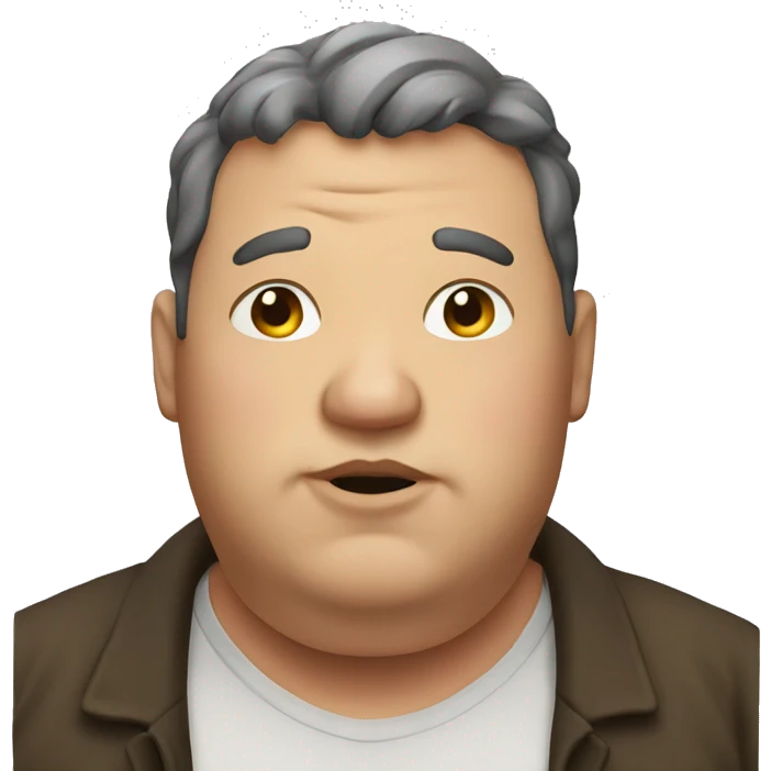 Fat man emoji