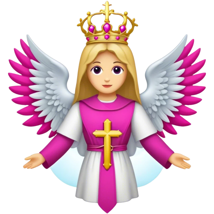 ave maria's emblem with a touch OF MAJENTA emoji