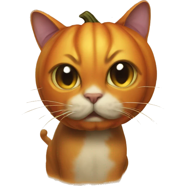 meme pumpkin cat emoji