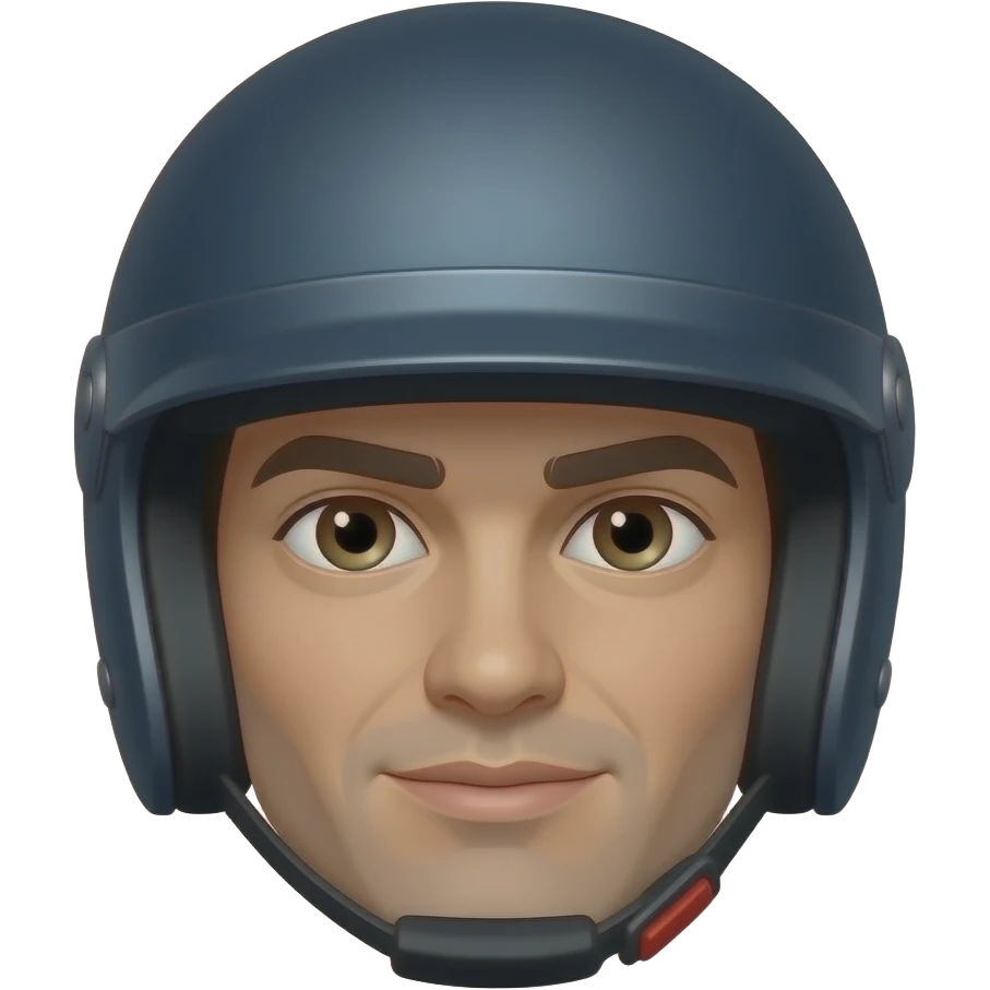 put a dark helmet on his head emoji