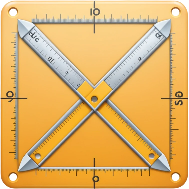 mac os icon crop ruler square intersected emoji