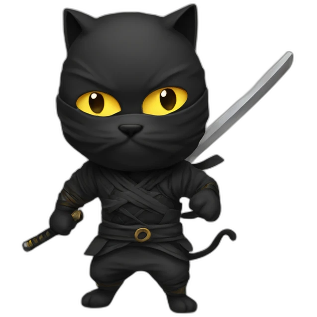 cat ninja emoji