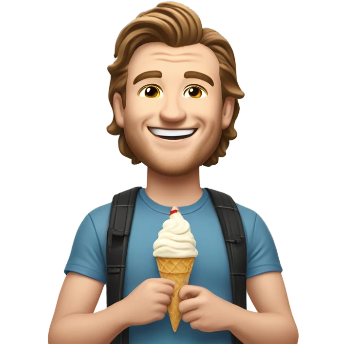 Morgan wallen eating ice cream emoji