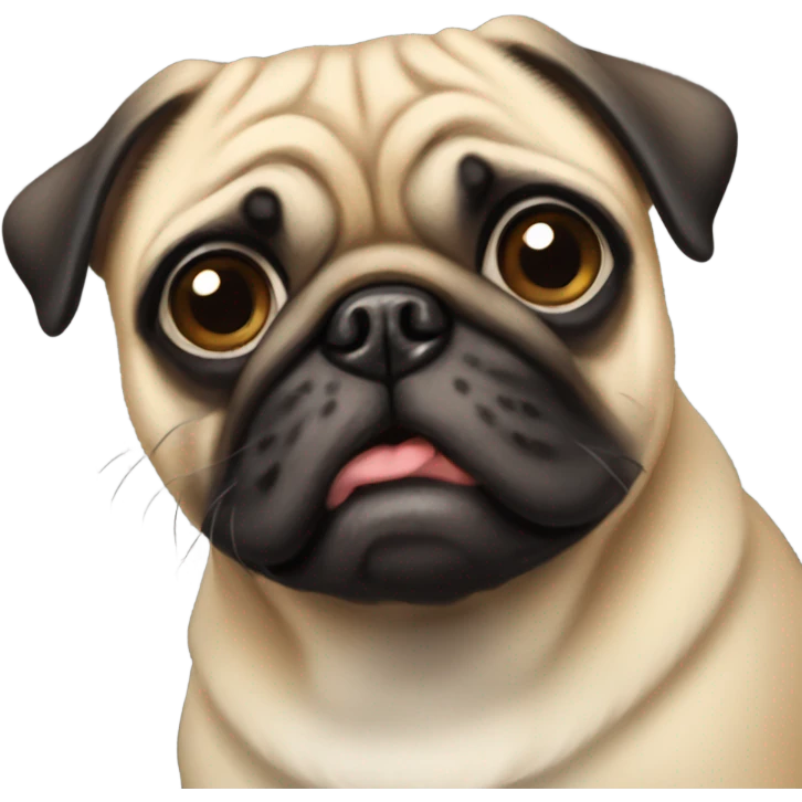 Perro pug emoji