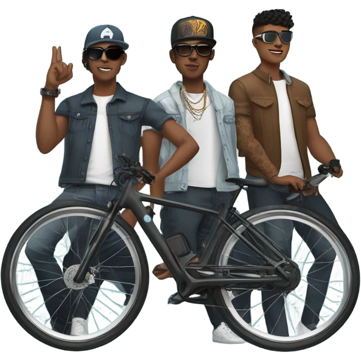 E-Bike Boyz gangstas  emoji