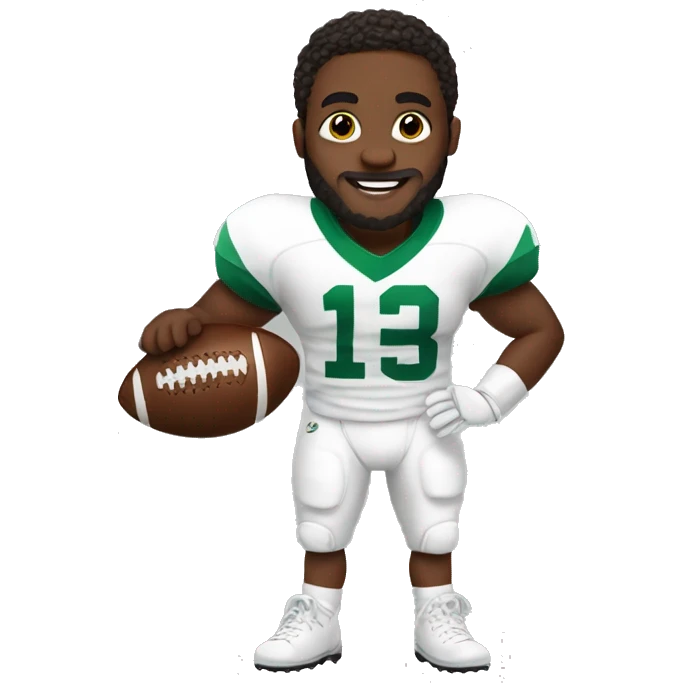 Ceedee Lamb holding a football emoji