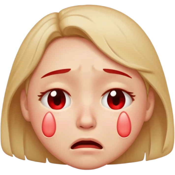 A very very very very loudly crying rolling on the floor face emoji