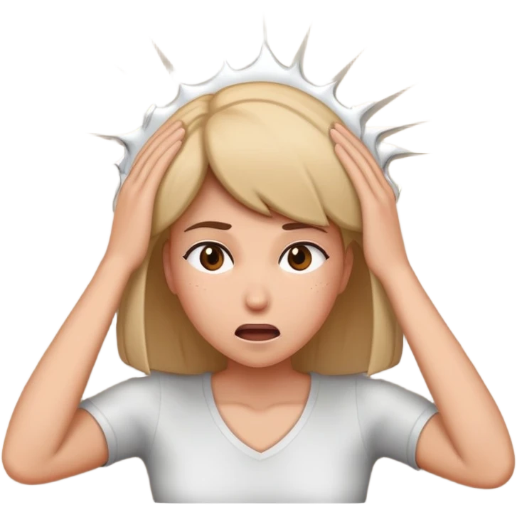 woman hitting her head against a wall emoji