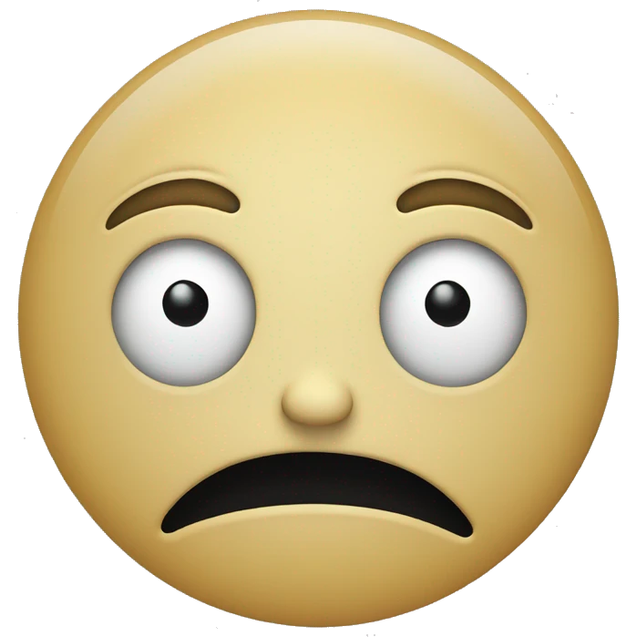 worried smiley face emoji