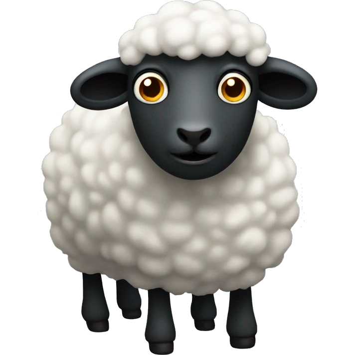 Space Black Sheep emoji