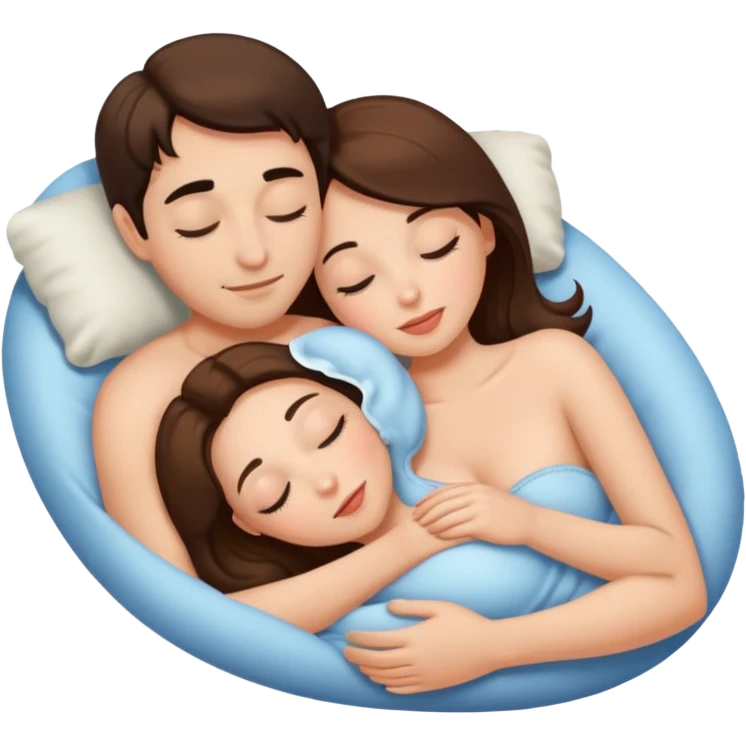 Naked spooning emoji