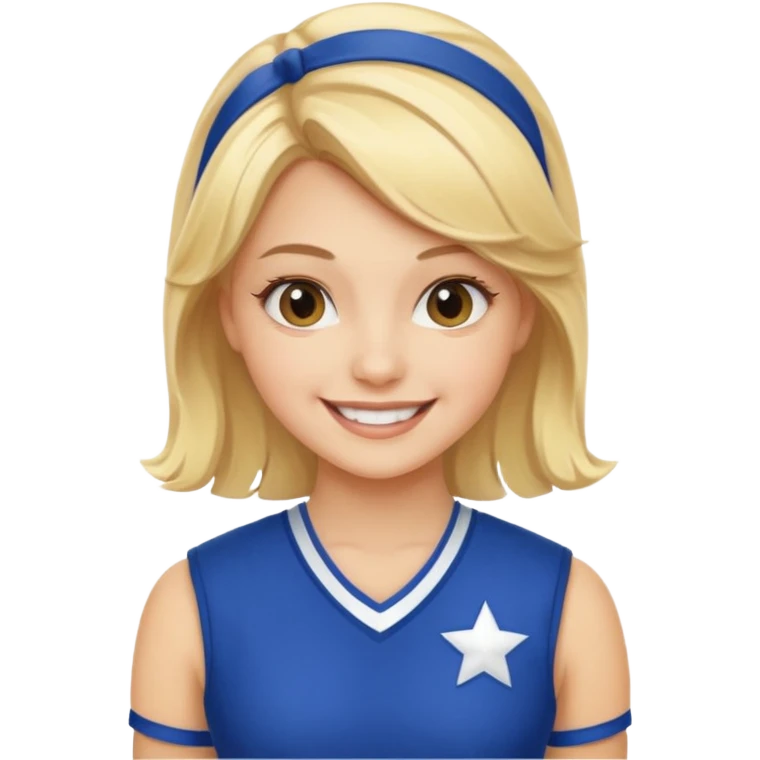 football cheerleader emoji