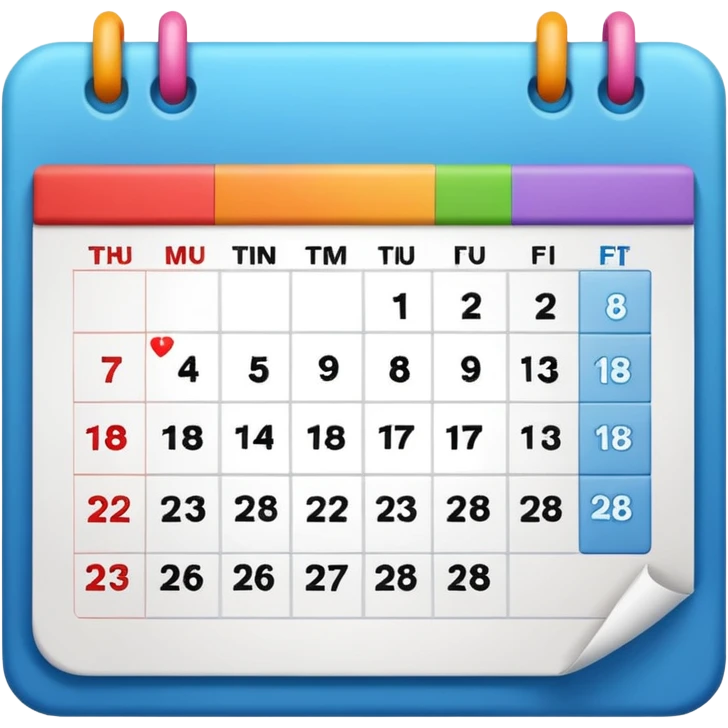 calendar emoji