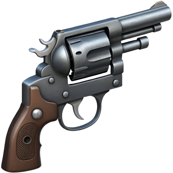 revolver with short barrel emoji