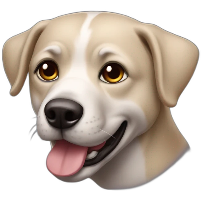 Perro pensando emoji